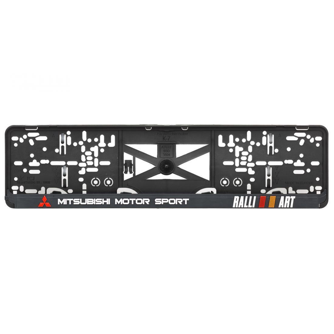 Podložka pod SPZ MITSUBISHI MOTOR SPORT (2ks) - Image 2